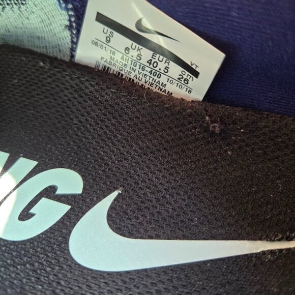 Nike Odyssey React Flyknit 2 Blue Void Workout Running Sport Trainer AH1016 400 - Picture 12 of 13